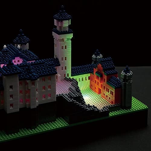 Nanoblock Schloss Neuschwanstein Deluxe – 5800 Teile, Schwierigkeitsstufe 7, Für Experten