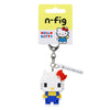N-Fig Keyring - Sanrio Hello Kitty - N-Fig moulded nanoblock-style keyring - Nanoblock micro-sized building block set