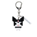N-Fig Mini Keyring - Sanrio Kuromi - N-Fig moulded nanoblock-style keyring - Nanoblock micro-sized building block set