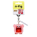 N-Fig Keyring - Kirby Inhale - N-Fig moulded nanoblock-style keyring - Nanoblock micro-sized building block set