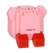 N-Fig Keyring - Kirby Inhale - N-Fig moulded nanoblock-style keyring - Nanoblock micro-sized building block set