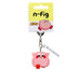 N-Fig Mini Keyring - Kirby Full Belly - N-Fig moulded nanoblock-style keyring - Nanoblock micro-sized building block set