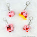 N-Fig Keyring - Kirby Inhale - N-Fig moulded nanoblock-style keyring - Nanoblock micro-sized building block set