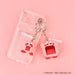 N-Fig Mini Keyring - Kirby Inhale - N-Fig moulded nanoblock-style keyring - Nanoblock micro-sized building block set