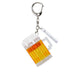 N-Fig Keyring - Fab Food Beer - N-Fig moulded nanoblock-style keyring - Nanoblock micro-sized building block set
