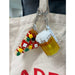 N-Fig Keyring - Fab Food Beer - N-Fig moulded nanoblock-style keyring - Nanoblock micro-sized building block set