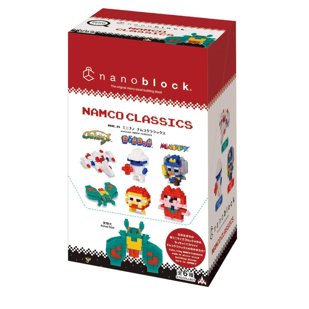 mininano Namco Classics (6 Designs) - Nanoblock micro-sized building block set