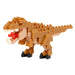 N-Fig Keyring - Tyrannosaurus Rex - N-Fig moulded nanoblock-style keyring - Nanoblock micro-sized building block set