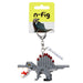 N-Fig Keyring - Spinosaurus - N-Fig moulded nanoblock-style keyring - Nanoblock micro-sized building block set