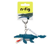N-Fig Keyring - Mosasaurus - N-Fig moulded nanoblock-style keyring - Nanoblock micro-sized building block set