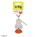 N-Fig Keyring - Miffy Red - N-Fig moulded nanoblock-style keyring - Nanoblock micro-sized building block set