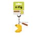 N-Fig Keyring - PAC-MAN - N-Fig moulded nanoblock-style keyring - Nanoblock micro-sized building block set