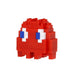 N-Fig Keyring - PAC-MAN Blinky - N-Fig moulded nanoblock-style keyring - Nanoblock micro-sized building block set