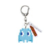 N-Fig Keyring - PAC-MAN Inky - N-Fig moulded nanoblock-style keyring - Nanoblock micro-sized building block set