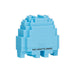 N-Fig Keyring - PAC-MAN Inky - N-Fig moulded nanoblock-style keyring - Nanoblock micro-sized building block set
