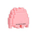 N-Fig Keyring - PAC-MAN Pinky - N-Fig moulded nanoblock-style keyring - Nanoblock micro-sized building block set