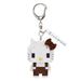 N-Fig Keyring - Sanrio Hello Kitty Brown - N-Fig moulded nanoblock-style keyring - Nanoblock micro-sized building block set