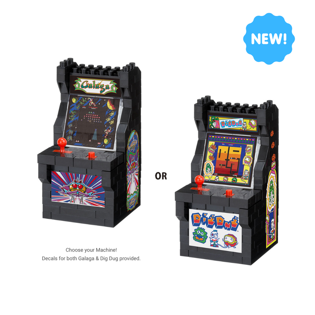 Arcade Machine Galaga / Dig Dug - Nanoblock micro-sized building block set