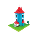 Moomin - Moomin House - Nanoblock micro-sized building block set
