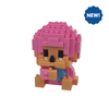 Monchhichi - Monchhichi-Kun Taffy Pink - Nanoblock micro-sized building block set