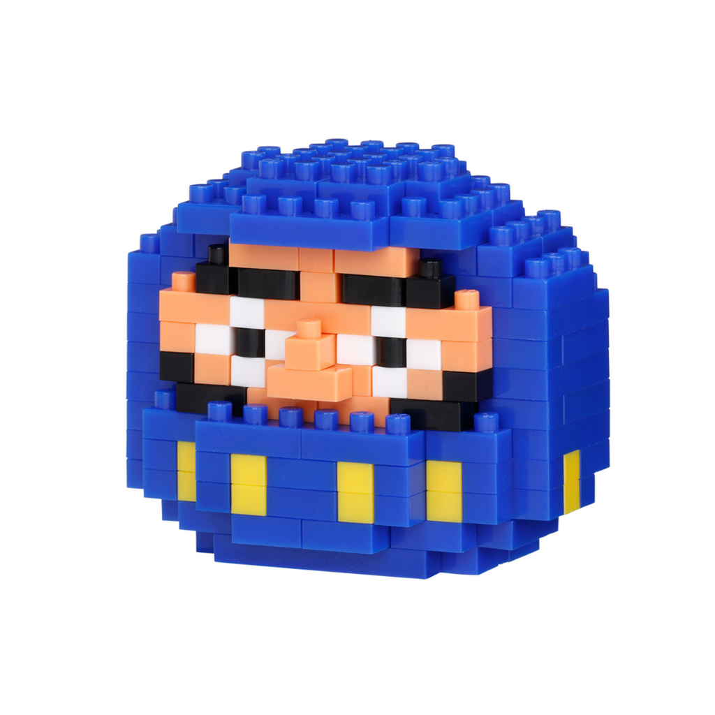 Daruma Cobalt Blue - Nanoblock micro-sized building block set