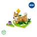Shiba-Inu on base plate - ECO Friendly PKG - Nanoblock micro-sized building block set