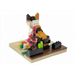 Calico Cat on base plate - ECO Friendly PKG - Nanoblock micro-sized building block set