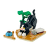 Sock Cat on base plate - ECO Friendly PKG - Nanoblock micro-sized building block set