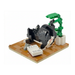 Sock Cat on base plate - ECO Friendly PKG - Nanoblock micro-sized building block set
