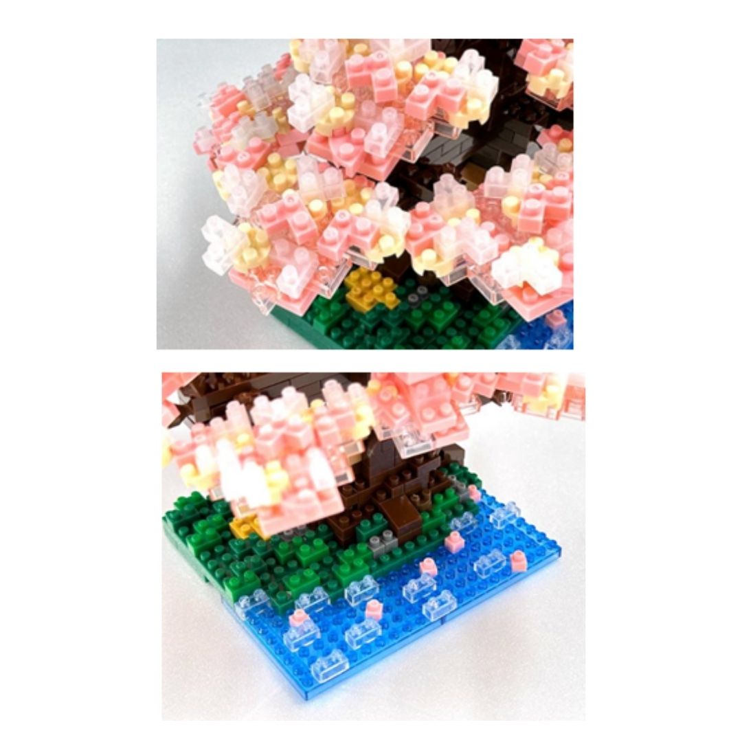 nanoblocks bonsai tree nanoblock Bonsai Yoshino Cherry Deluxe