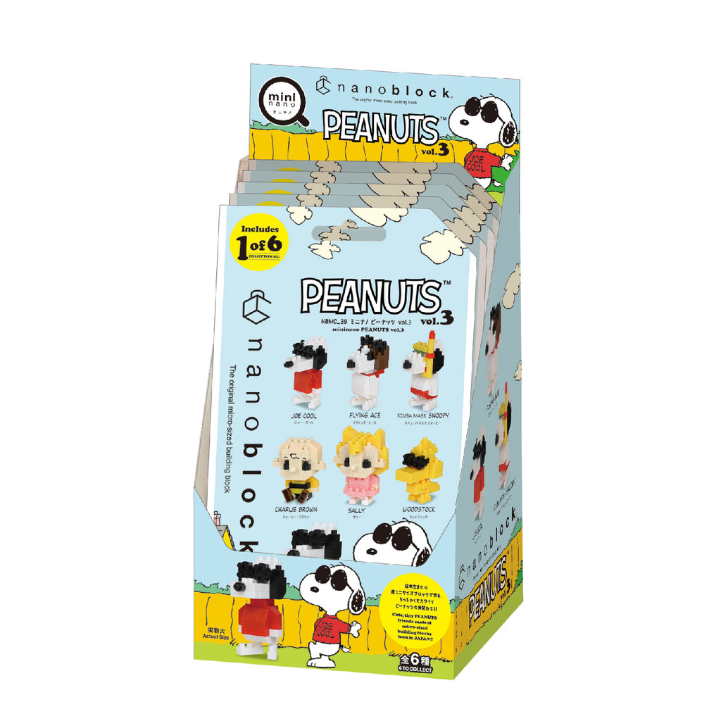 Mininano Box Set - 6 Designs, Peanuts Vol. 3