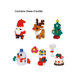 Mininano Box Set-6 Designs, Christmas Collection - Nanoblock micro-sized building block set