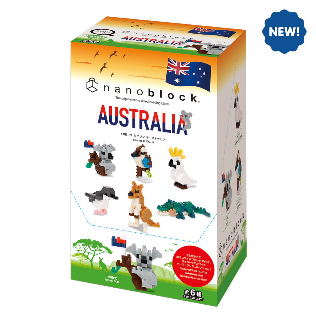 mininano Australia (6 Designs) - Nanoblock micro-sized building block set