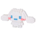 N-Fig Keyring - Sanrio Cinnamoroll - N-Fig moulded nanoblock-style keyring - Nanoblock micro-sized building block set