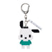 N-Fig Keyring - Sanrio Pochacco - N-Fig moulded nanoblock-style keyring - Nanoblock micro-sized building block set