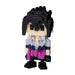 N-Fig Keyring - Naruto Sasuke Uchiha - N-Fig moulded nanoblock-style keyring - Nanoblock micro-sized building block set