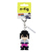 N-Fig Keyring - Naruto Sasuke Uchiha - N-Fig moulded nanoblock-style keyring - Nanoblock micro-sized building block set