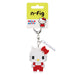 N-Fig Keyring - Sanrio Hello Kitty Red - N-Fig moulded nanoblock-style keyring - Nanoblock micro-sized building block set