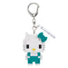 N-Fig Keyring - Sanrio Hello Kitty Green - N-Fig moulded nanoblock-style keyring - Nanoblock micro-sized building block set