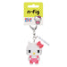 N-Fig Keyring - Sanrio Hello Kitty Pink - N-Fig moulded nanoblock-style keyring - Nanoblock micro-sized building block set