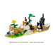 Calico Cat on base plate - ECO Friendly PKG - Nanoblock micro-sized building block set