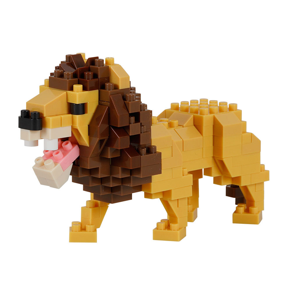nanoblock Lion | Micro-Sized Building Block Set